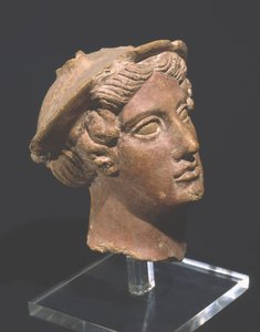 Merkúr feje, a Vignole o Falerii templomból (márvány)
