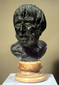 Seneca feje (Kr.e. 4 körül - Kr.u. 65) (bronz)