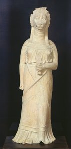 Oroszlánfejű istennő, a Bir Bou Regba-i szentélyből. alkotó: Roman