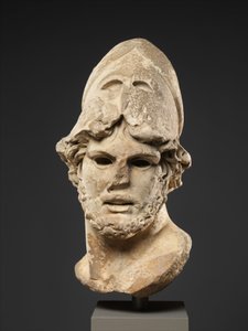 Egy görög tábornok márványfeje, i.sz. 100 körül (márvány, pentelik) alkotó: Roman