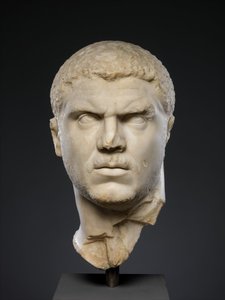 Caracalla császár márványportréja, i.sz. 212–217 (márvány) alkotó: Roman