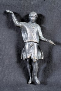 Offrande szobor bronz, coll. magán, 2. század. Feltehetően a zarándokok a Mars-templomban. alkotó: Roman
