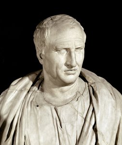 Ciceron római államférfi portréja (márványszobor, Kr.e. 50 körül) alkotó: Roman