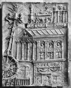 Csörlőt ábrázoló dombormű, i.sz. 01. század vége (kő) (f/w fotó) alkotó: Roman