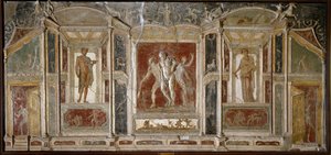 Római művészet: Dionüszoszi csoport. 1. század. Pompejiből. Nápoly, Nemzeti Régészeti Múzeum alkotó: Roman