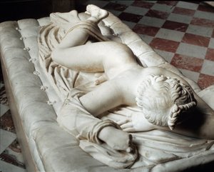 Alvó Hermafrodita (márványszobor, ie 2. század) alkotó: Roman