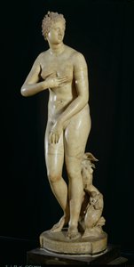 A Medici Vénusz, Praxiteles hellenisztikus eredetijének másolata (Kr. e. 370-330) (márvány)