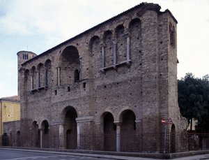 Nagy Theodorik császár palotája (455-526) Ravennában. alkotó: Roman