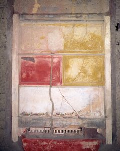 Fali dekoráció, Pompei, Olaszország (freskó) alkotó: Roman