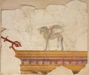 Griffin Atop Entablature, Pompei alkotó: Roman Imperial Period
