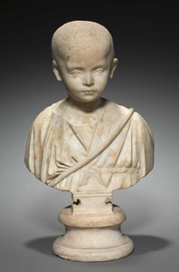 Portré egy lány mellszobra, 250-275 körül alkotó: Roman Imperial Period