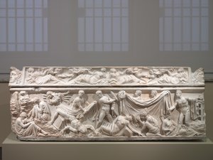 Szarkofág, 100-125 körül (görög márvány) alkotó: Roman Imperial Period