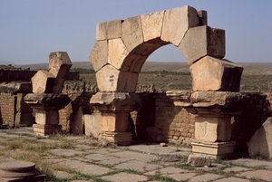 Kilátás a Sertius piacról, a magas birodalmi időszak (i.e. 27-395) alkotó: Roman Imperial Period
