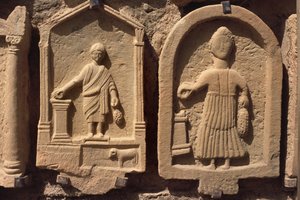Emberalakokat ábrázoló sztélák alkotó: Roman Republican Period