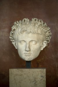 Art Rome Augustus császár feje (i. e. 63 - i.sz. 14) márvány alkotó: Roman Roman
