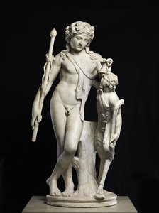 Dionüszosz serpenyővel, Kr.u. 50-150 (márvány) alkotó: Roman Roman