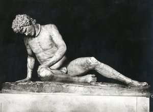 Haldokló Gallia, Epigonos (márvány) egy Kr.e. 230-220 körüli görög eredeti másolata (f/w fotó) alkotó: Roman Roman
