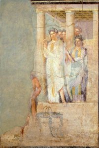 Fresco depicting Iphigenia in Tauris, from House of Caecilius Iucundus, Pompeii alkotó: Roman Roman