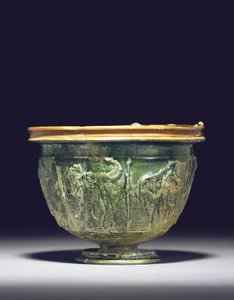 Serleg, Kr.e. 1. század vége – Kr.u. 1. század eleje (ólommázas kerámia) alkotó: Roman Roman