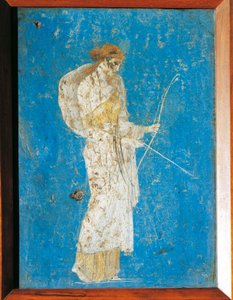 Dianát ábrázoló római freskó Pompeiből, Olaszországból alkotó: Roman Roman