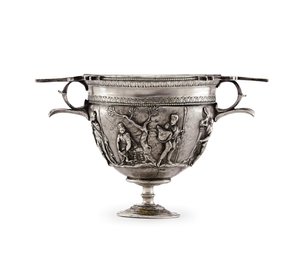 Skyphos, c. Kr.e. 1. század vége – Kr. u. 1. század eleje (ezüst) alkotó: Roman Roman