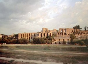 A Palatinus látképe a Circus Maximusról (fénykép) (lásd még 99013) alkotó: Roman Roman