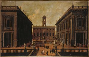 A Piazza del Campidoglio tér, Róma