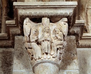 Római Eugénia (faragott főváros) alkotó: Romanesque