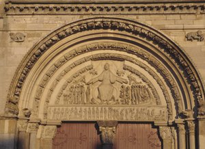Vezelay székesegyház timpanonja (Yonne 89.)