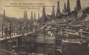 Olajkutak, Moreni, Románia