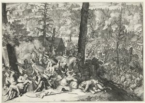 V. Károly lotharingiai herceg és Louis Willem van Baden-Baden őrgróf győzelme a törökök felett, 1687