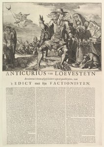 Anticurius van Loevesteyn.n.d. alkotó: Romeyn de Hooghe