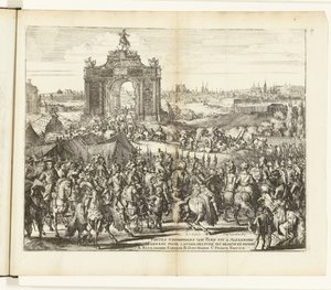 Farnese ünnepi belépése Párizs domborműve után, 1590 Festes triomphales que Paris fit à Alexandre Farnese pour l