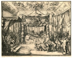 Stuart Mária királynő a halálos ágyán, 1695 II. Stuart Mária, Anglia királynője halála és temetése, 1695 (sorozat címe)