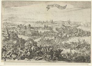 Seneffe-i csata, 1674 A dühös látnok Attacque Bataille-vé változik a Geallie hadseregei között. en der Fransen (cím a tárgyon) A Furious Attacque der Franssen leírása, A szövetségesek hadseregének bagagie-jéről: Sc-vé változik alkotó: Romeyn de Hooghe