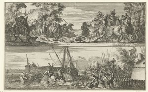 A francia atrocitások két ábrázolása, 1672 alkotó: Romeyn de Hooghe
