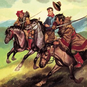Találkozó a veszéllyel: Kínai banditák fogságába esett! alkotó: Ron Embleton