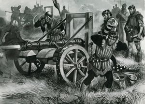 Ágyú kilövése alkotó: Ron Embleton