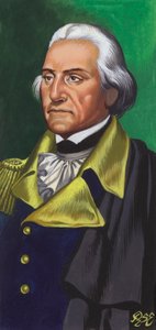 George Washington (gouache, papír) alkotó: Ron Embleton