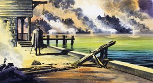 A londoni nagy tűzvész alkotó: Ron Embleton