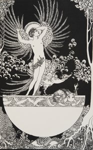 Illusztráció Omar Khayyam Rubáiyátjából, 1920 alkotó: Ronald Balfour