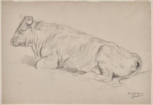 Pihenő bika alkotó: Rosa Bonheur