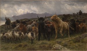 Rajtaütés a Felföldön alkotó: Rosa Bonheur