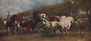 „A lóvásár”, 1855, 1915 alkotó: Rosa Bonheur