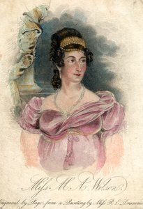 M A Wilson kisasszony, 1820-1850 alkotó: Rose Emma Drummond