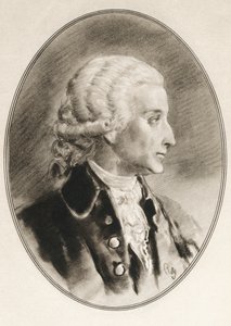 Antoine-Laurent de Lavoisier, más néven Antoine Lavoisier a francia forradalom után, a Híres férfiak élő életrajzaiból.