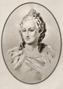 II. Katalin, a Híres uralkodók élő életrajzaiból. alkotó: Ross Gordon