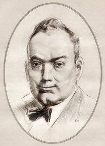 Enrico Caruso, a Híres férfiak élő életrajzaiból. alkotó: Ross Gordon
