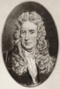 Sir Isaac Newton, a Híres férfiak élő életrajzaiból