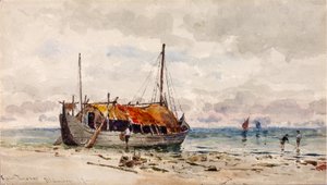 A kagylógyűjtők, 1879. alkotó: Ross Turner